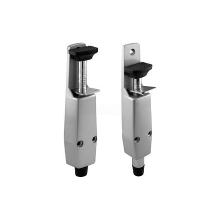 Sentry Supply Door Stop, Plunger Style, Spring Loaded, Aluminum Painted - 658-1015 658-1015